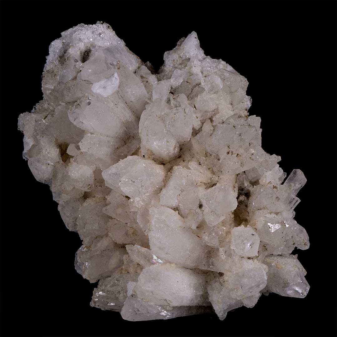 Natural Danburite Crystal Cluster With Pyrite