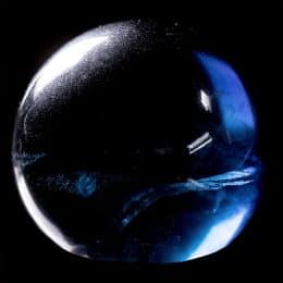 Polished DEEP Blue Fluorite Mini Sphere
