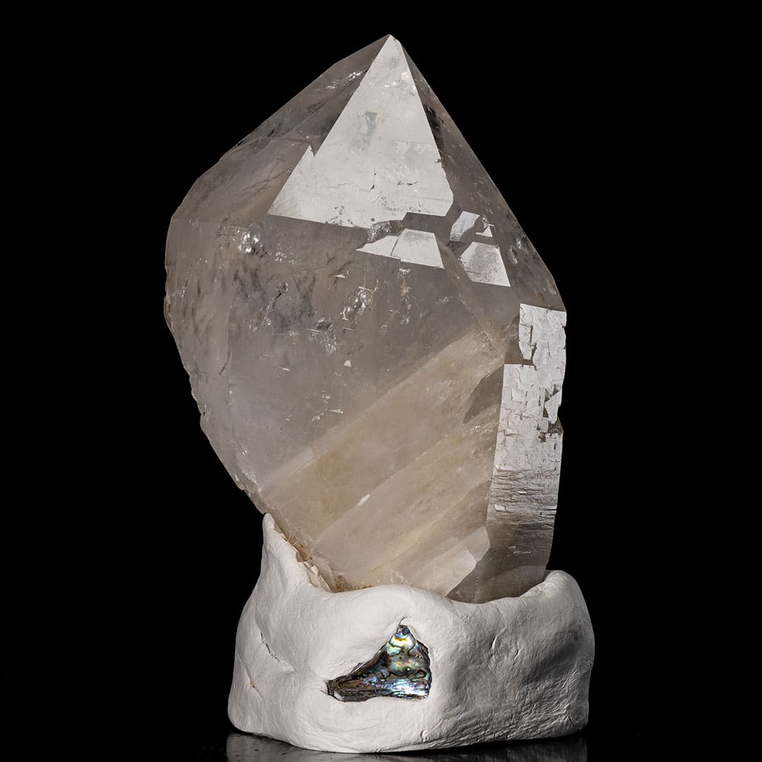 HUGE Totally Crystalized Milky Clear Rainbow Starbrary Arkansas Quartz Crystal