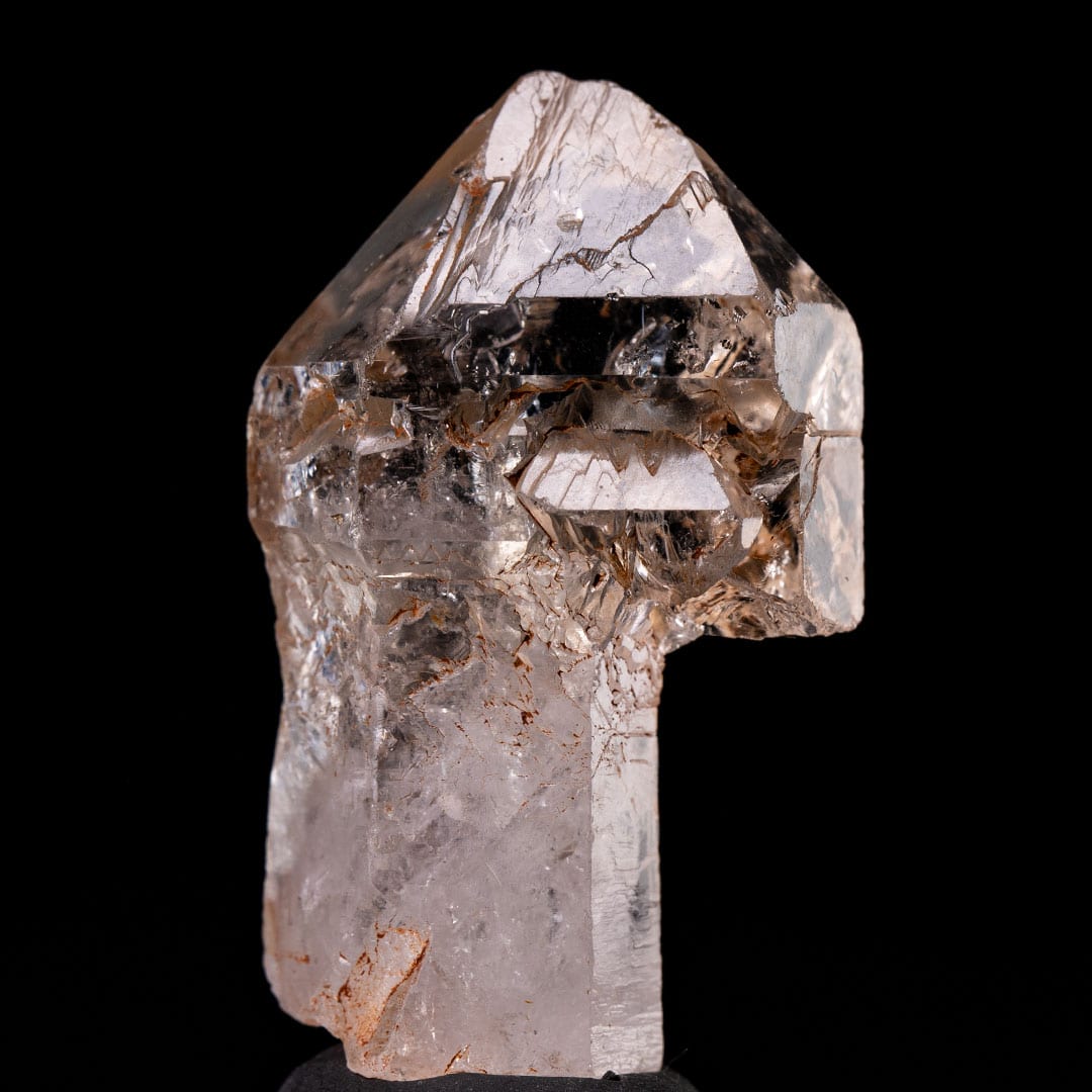 Gem Grade Elestial Scepter Clay Included Quartz Crystal