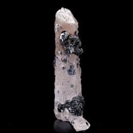 Inner Mongolian “Pink Heart” Hematite Included Elestial Quartz Crystal with Specularite Rosettes